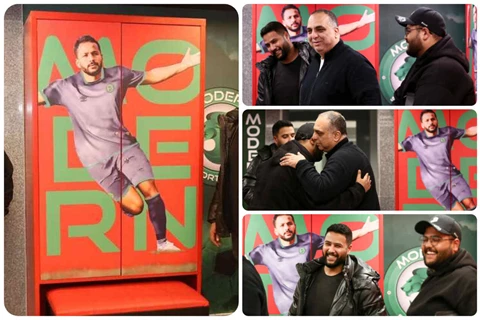 "دولاب يصنع مفاجأة ".. ماذا حدث في زيارة أشقاء الراحل أحمد رفعت لمودرن سبورت؟ (صور وفيديو)